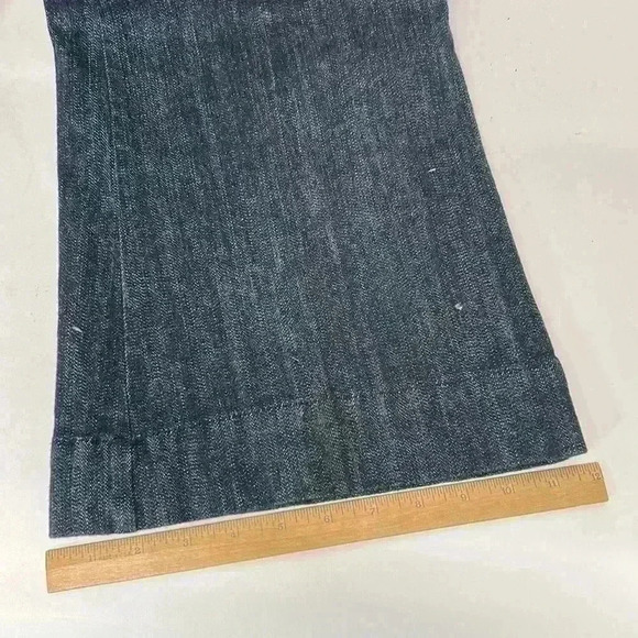 YNQ jeans, size 9 high waist sailor buttons, large flare at the bottom - Picture 5 of 8